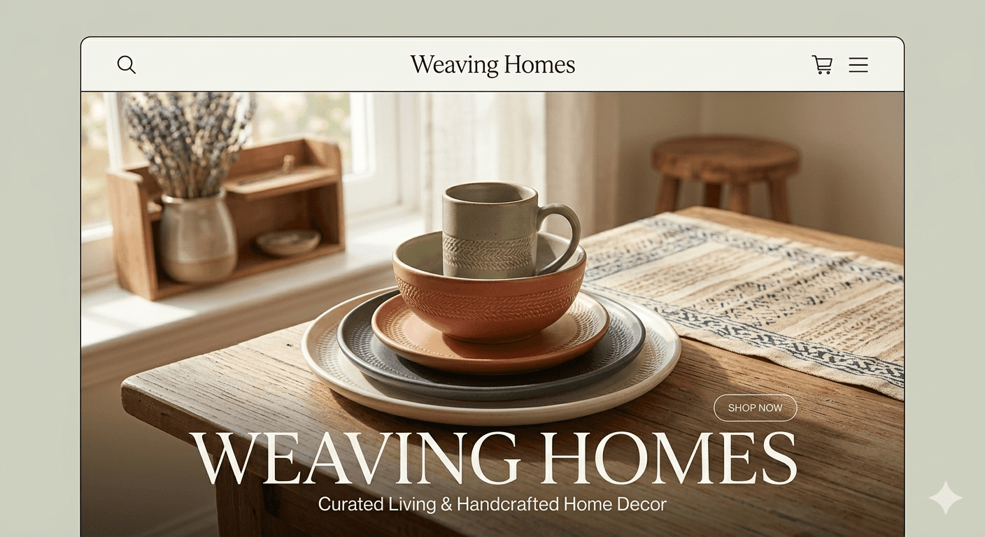 Weaving Homes Storefront